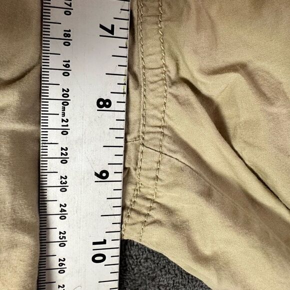 Vintage Sigrid Olsen Cargo Capri Cropped Pants Womens‎ 4 Beige Coastal Spring - Picture 9 of 10